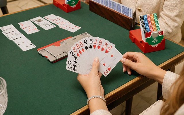 juego de naipes, bridge el culb francés