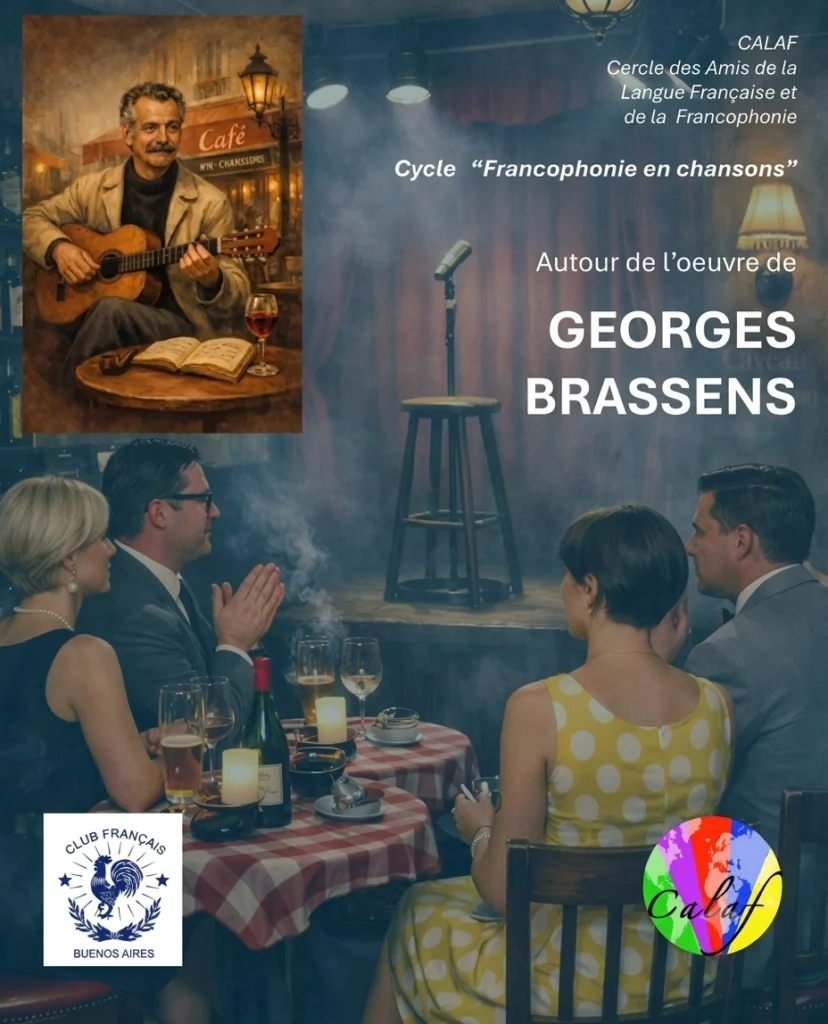 Francophonie en Chansons - Georges Brassens en Club Francés
